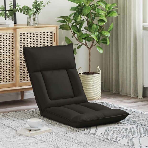 Vloerstoel Zwart 55 x 61 x 70 cm Nep Leer 1
