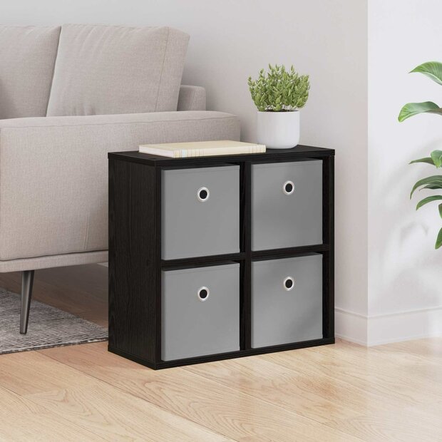 Dressoir met lade Zwart Eiken 49,5 x 22 x 47 cm 1