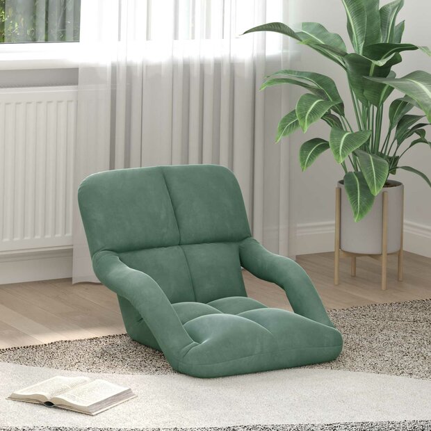 Vloerstoel Zeegroen 58 x 62 x 58 cm Fluweel 1