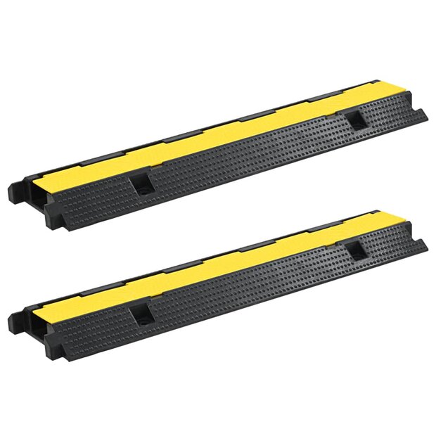 Kabelbeschermer drempels 1 tunnel 100 cm rubber 2 st 1