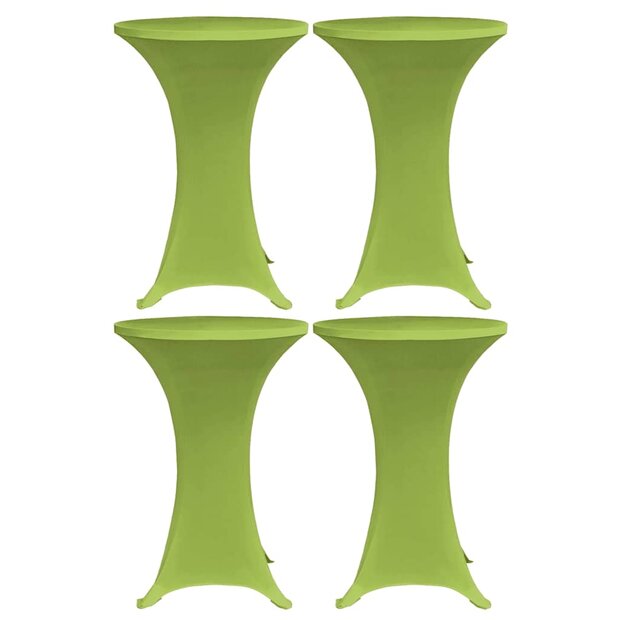 Tafelhoes stretch 4 st 70 cm groen 1