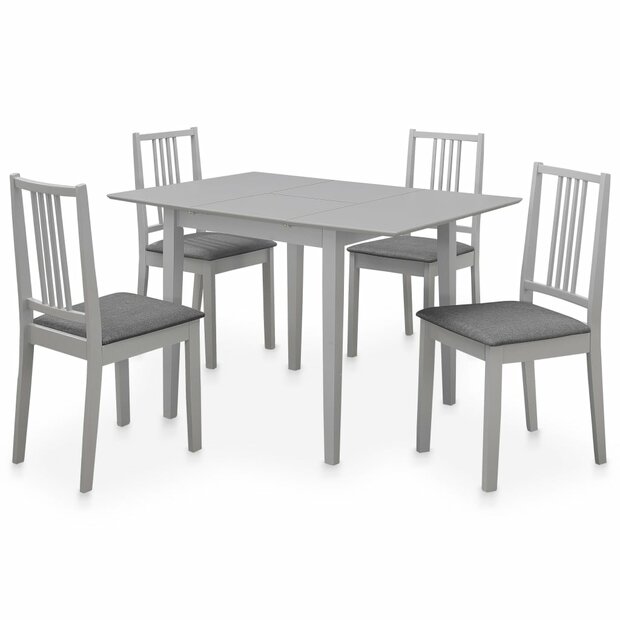 5-delige Eethoek MDF grijs 1