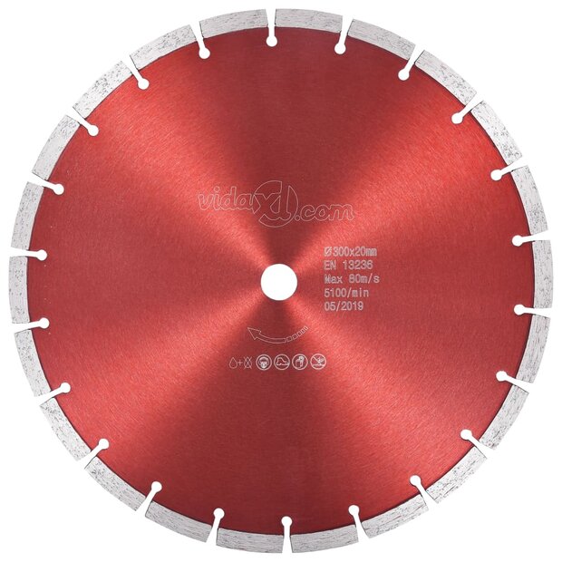 Diamantzaagblad 300 mm staal 1