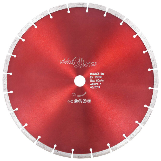 Diamantzaagblad 350 mm staal 1