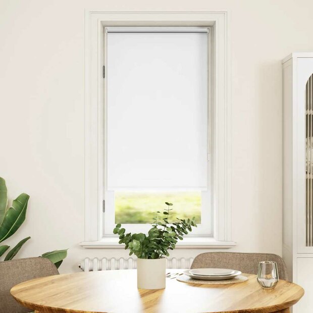 Rolgordijn verduisterend 40x100 cm stofbreedte 40 cm wit 1