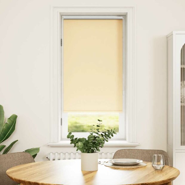 Rolgordijn verduisterend 40x100 cm stofbreedte 40 cm beige 1