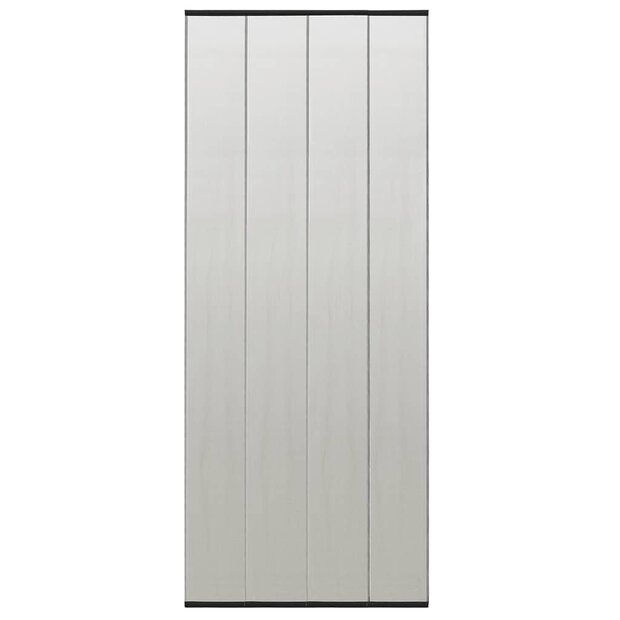 Vliegengordijn 100x220 cm polyester mesh zwart 1