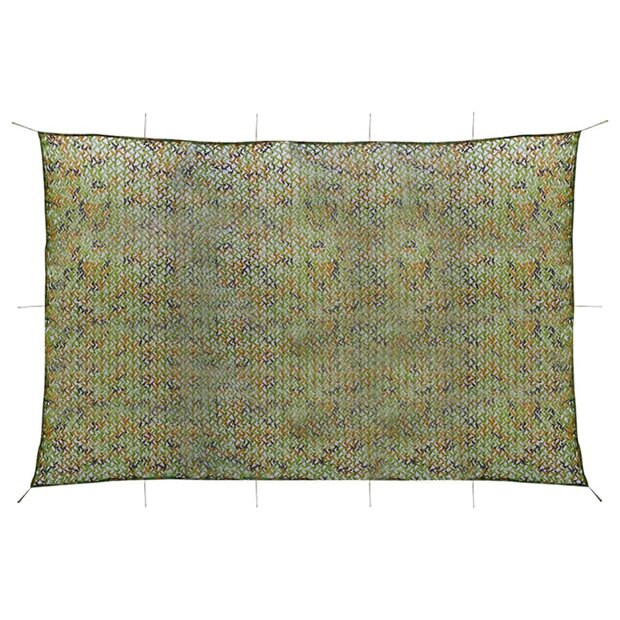Camouflagenet met opbergtas 5x7 m groen 1