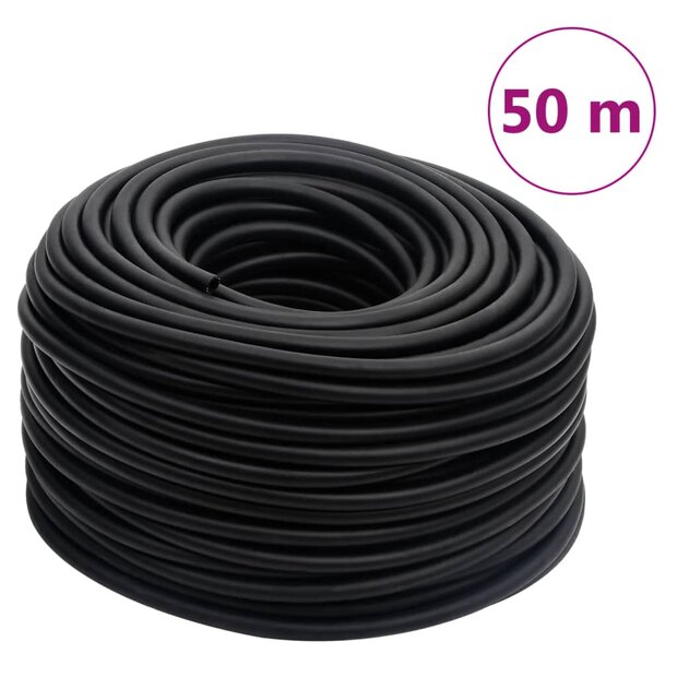 Luchtslang hybride 0,6&amp;apos;&amp;apos; 50 m rubber en PVC zwart 1