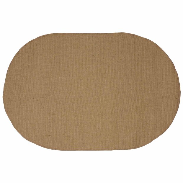 Vloerkleed Naturel 122 x 183 cm Jute 1