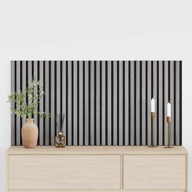 Wandpanelen 2 pcs Grijs 60,5 x 60 cm 1