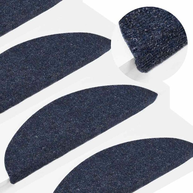 Trapmatten zelfklevend 15 st 56x17x3 cm blauw 1