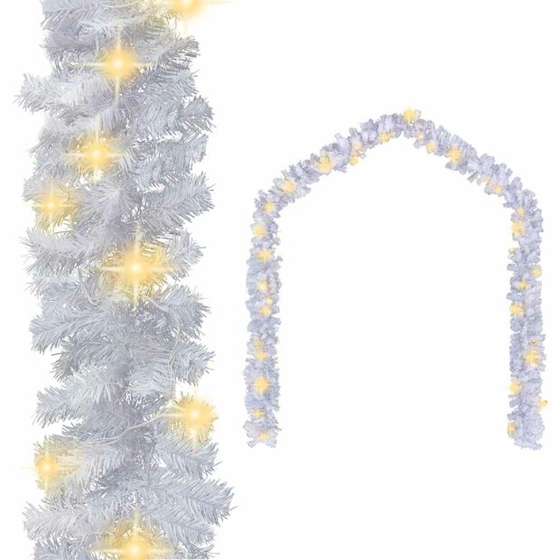 Kerstslinger met LED-lampjes 20 m wit 1