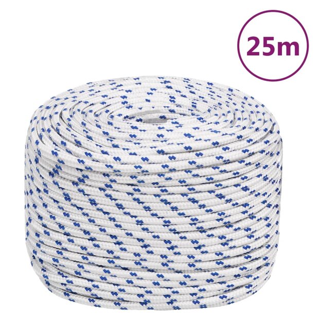 Boot touw 10 mm 25 m polypropyleen wit 1