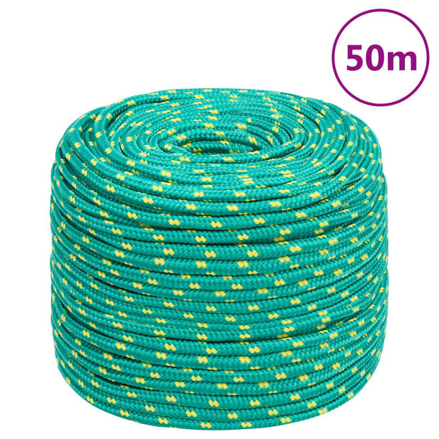 Boottouw 8 mm 50 m polypropyleen groen 1