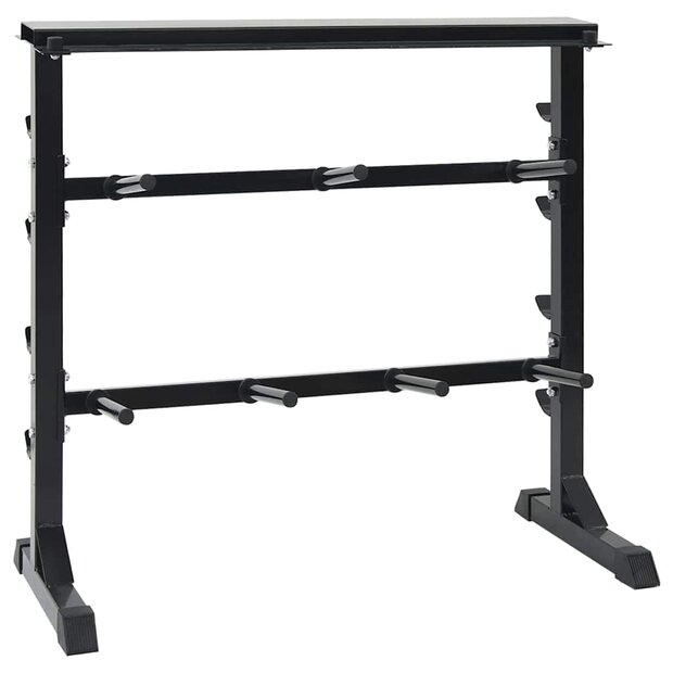 Halterrek Zwart 99 x 45 x 95,5 cm Gepoedercoat staal 1