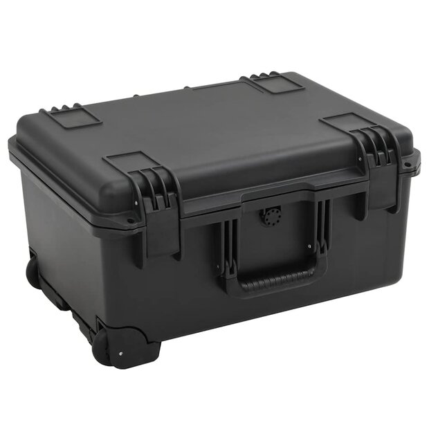 Flightcase draagbaar 54x41,5x29 cm PP zwart 1