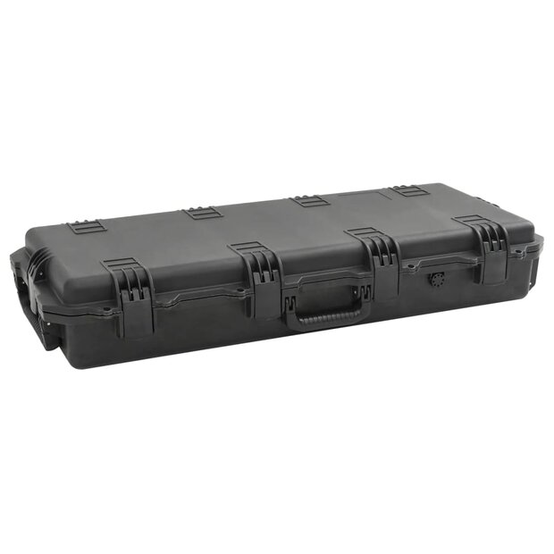 Flightcase draagbaar 100,5x42x17 cm PP zwart 1