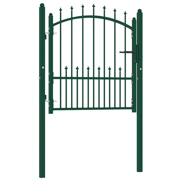 Hekpoort EMMEN met stalen pinnen 104x97 cm groen 1