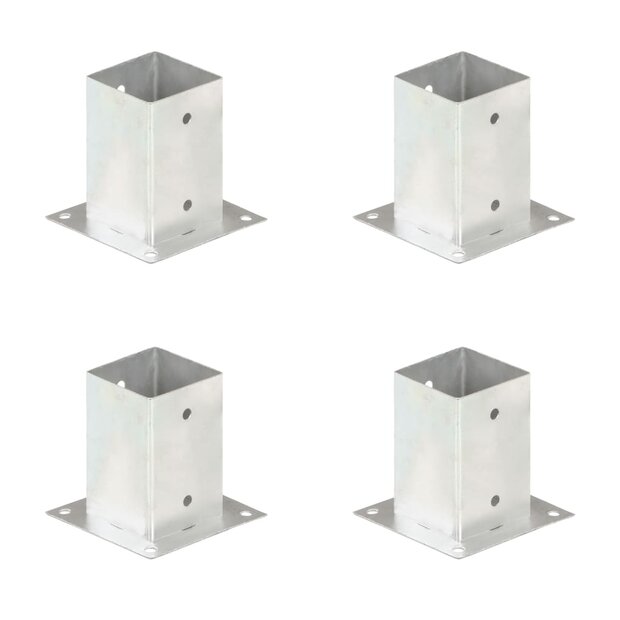 Paalankers 4 st 91 mm gegalvaniseerd metaal 1