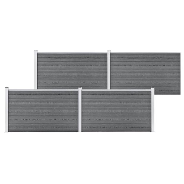 Schutting 699x106 cm HKC grijs 1