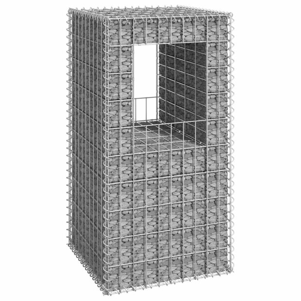 Schanskorfpaal 50x50x100 cm ijzer 1