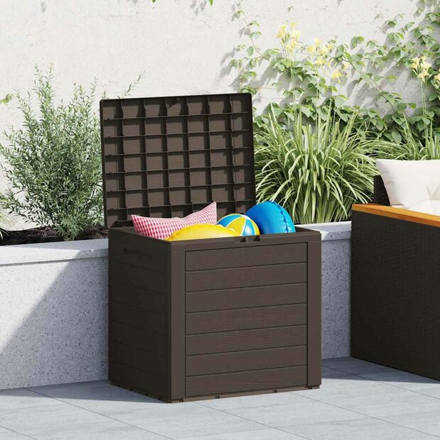 Tuinbox 58,5x46x55 cm polypropeen bruin 1