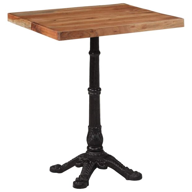 Bistrotafel 60x60x76 cm massief acaciahout  1
