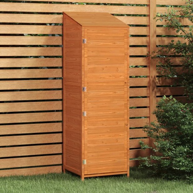 Tuinschuur 55x52x174,5 cm massief vurenhout bruin 1