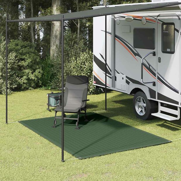 Tenttapijt 250x300 cm HDPE groen 1
