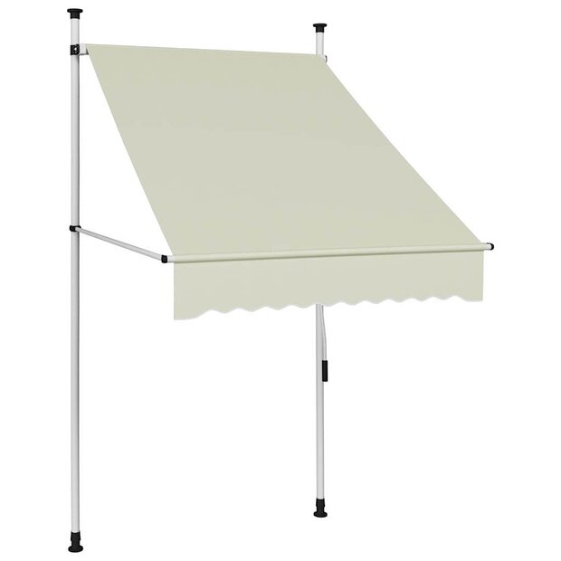 Luifel handmatig uittrekbaar 100 cm cr&egrave;me 1