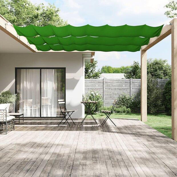 Luifel verticaal 60x420 cm oxford stof lichtgroen 1