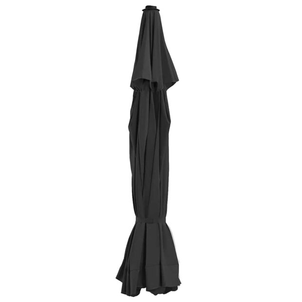 Vervangingsdoek voor parasol 515 cm zwart 1