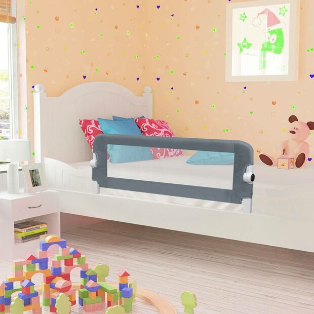 Bedhekje peuter 102x42 cm polyester grijs 1