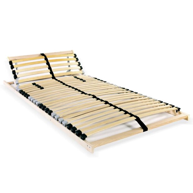 Lattenbodem met 28 latten 7 zones 90x200 cm 1