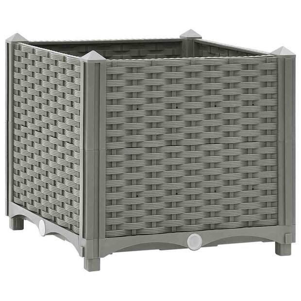 Plantenbak verhoogd 40x40x38 cm polypropeen 1