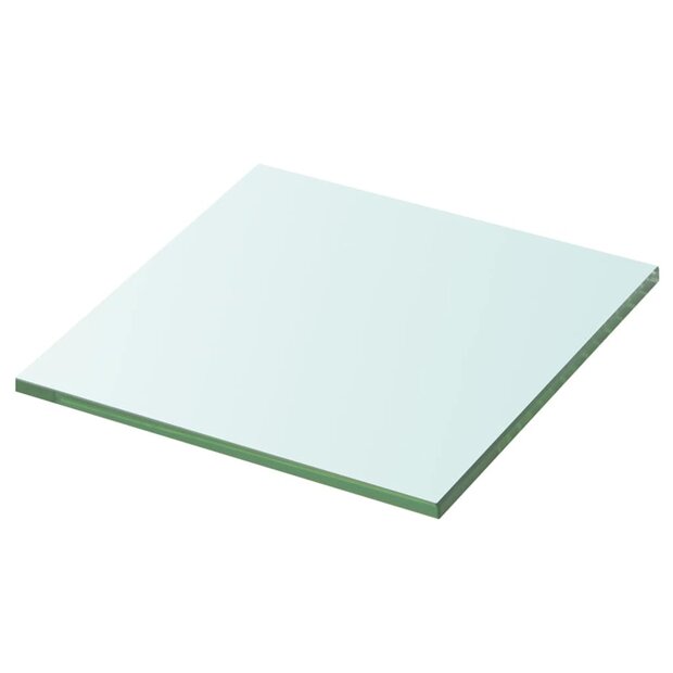 Wandschap transparant 30x30 cm glas 1