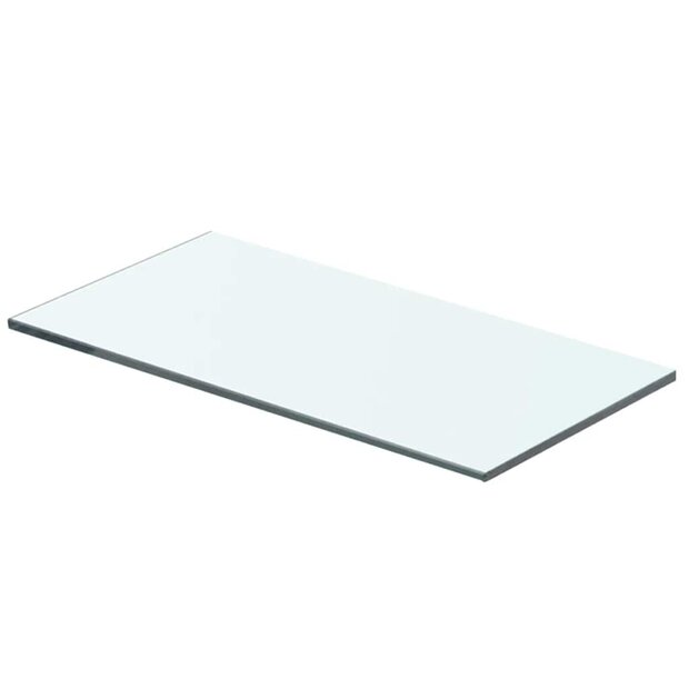 Wandschap transparant 40x15 cm glas 1