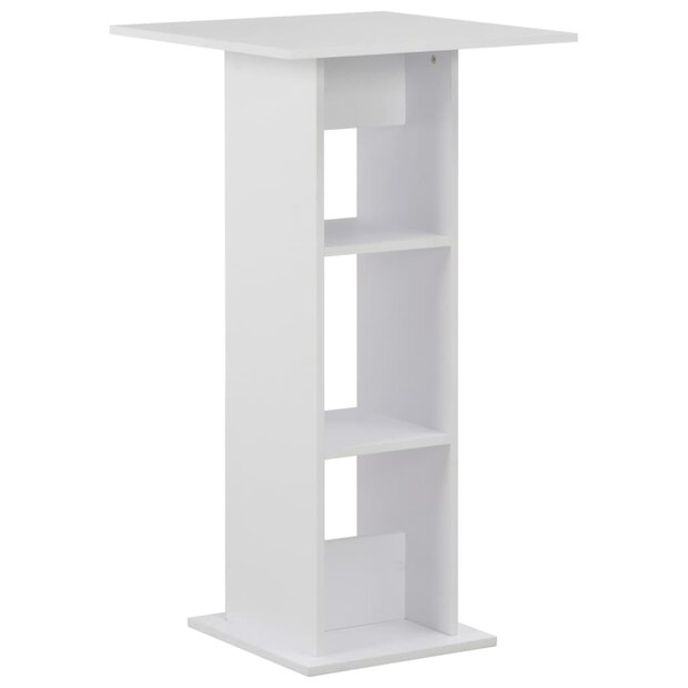 Bartafel 60x60x110 cm wit 1
