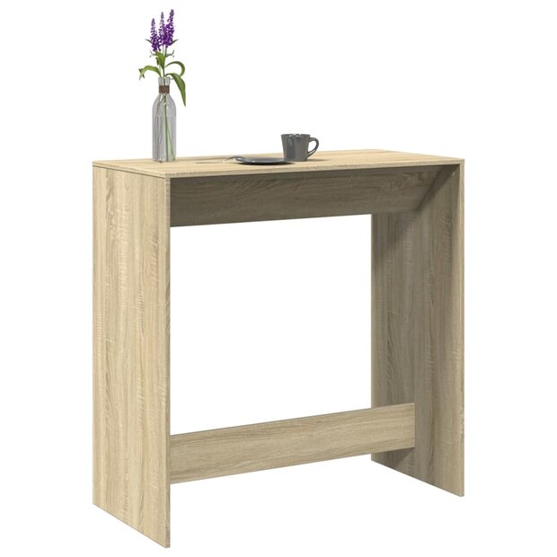 Bartafel 102x50x103,5 cm bewerkt hout sonoma eikenkleur 1
