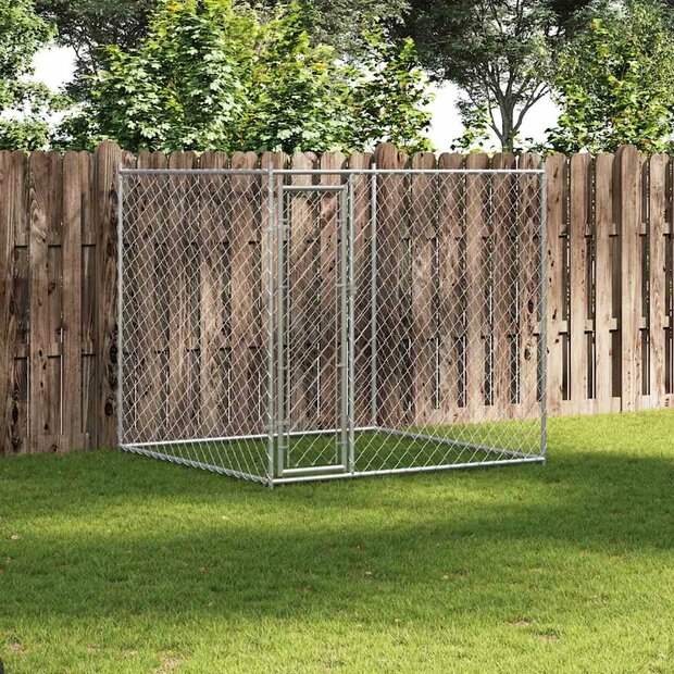 Hondenkennel voor buiten 193x193x185 cm 1