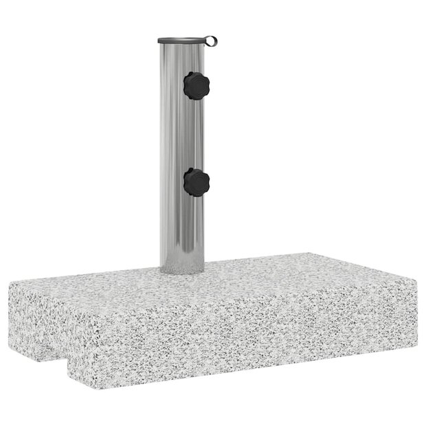 Parasolvoet rechthoekig 25 kg graniet  1