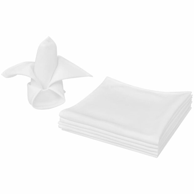 Servetten wit 50 stuks 50 x 50 cm 1