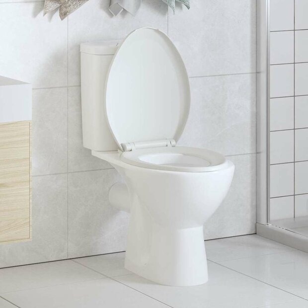 Toiletbril soft-close met quick-release ontwerp wit 1