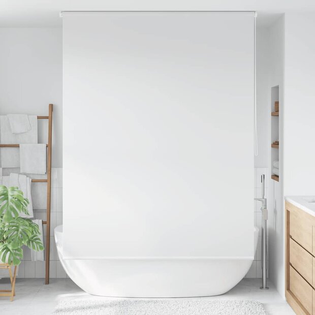 Rolgordijn voor douche 160x240 cm wit 1