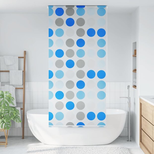 Rolgordijn voor douche 120x240 cm cirkel 1