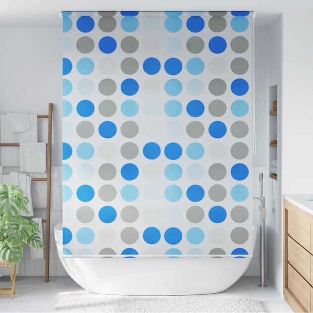  Rolgordijn voor douche cirkel 140x240 cm 1