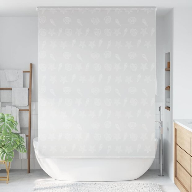 Rolgordijn voor douche 140x240 cm zeester 1