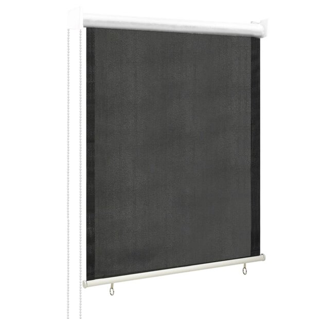 Rolgordijn voor buiten 80x140 cm antracietkleurig 1