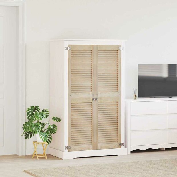 Kastdeur 2 pcs Naturel 140,5 x 2,1 x 39,5 cm Massief grenenhout 1